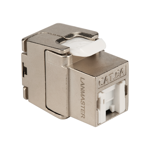 Модуль Keystone ToolLess, RJ45, экранированный, кат.6A, со встроенной ...